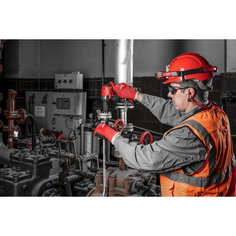 Milwaukee M18 FIW2P12-502X aku kompaktní rázový utahovák 1/2" s aretačním čepem 2x5Ah 4933478447