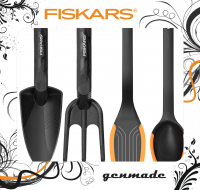 Fiskars 8001008 sada drobných nástrojů, černá