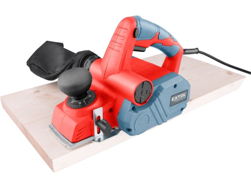 EXTOL PREMIUM 8893406 hoblík elektrický, 900W, polodrážka 24mm