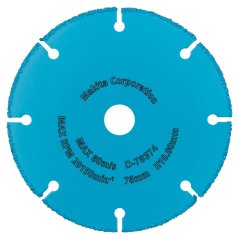 Makita D-78374 kotouč řezný univerzál 76x1.7x10mm pro DMC300=oldD-74837