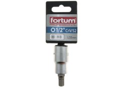 FORTUM 4700608 hlavice zástrčná 1/2" imbus, H 8, L 55mm