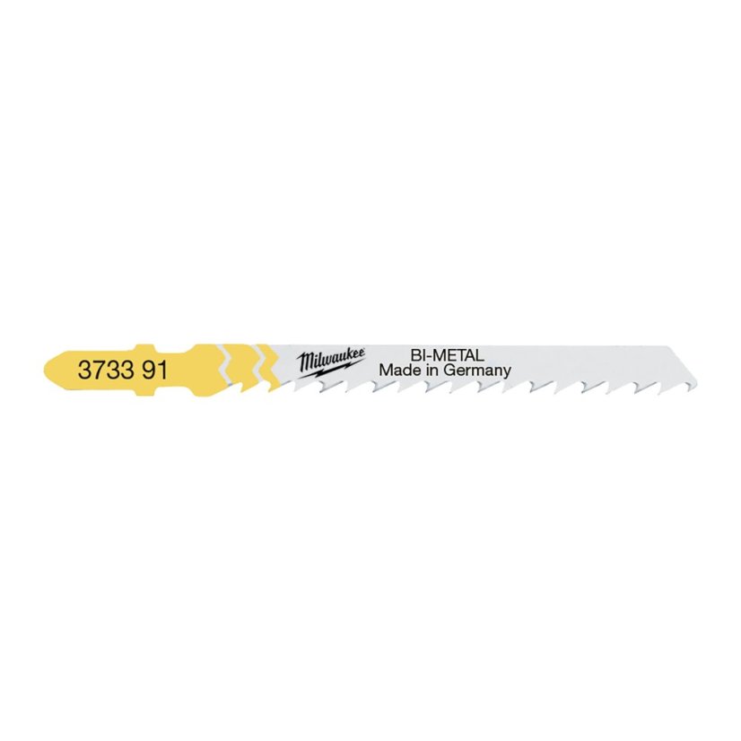 Milwaukee T 144 DF 75 x 5 mm pilový plátek do přímočaré pily Bi 5ks 4932373391