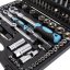 XTLINE XT40108 sada hlavic 1/4"-1/2" 108 dílů
