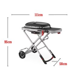Weber 1500527 Traveler Compact přenosný plynový gril