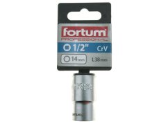 FORTUM 4700414 hlavice nástrčná 1/2", 14mm, L 38mm