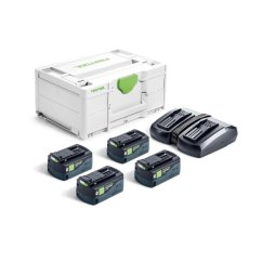 Festool 578681 aku napájecí sada SYS 18V 4xHP5,0/TCL6 DUO