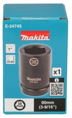 Makita E-24745 klíč nástrčný hluboký 1", čtyřhran, 38x90 mm
