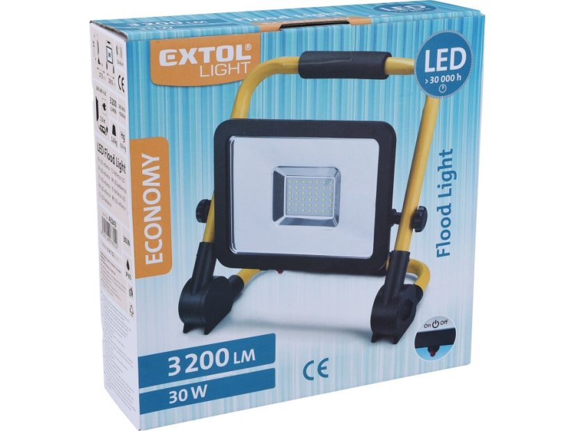 EXTOL LIGHT 43243 reflektor LED, 3200lm, se stojanem