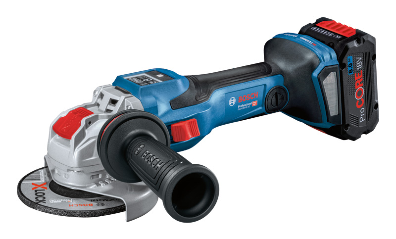 Bosch GWX 18V-15 SC akumulátorová úhlová bruska BITURBO s X-LOCK