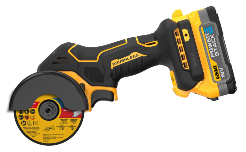DeWalt DCS438E2T aku univerzální řezačka 76 mm 18 V 2x 1,7Ah POWERSTACK