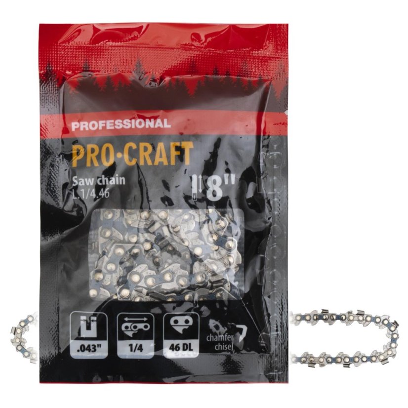 Procraft L.1/4.46 řetěz pilový 1,1  1/4" 46čl 200mm PKA32, PKA30