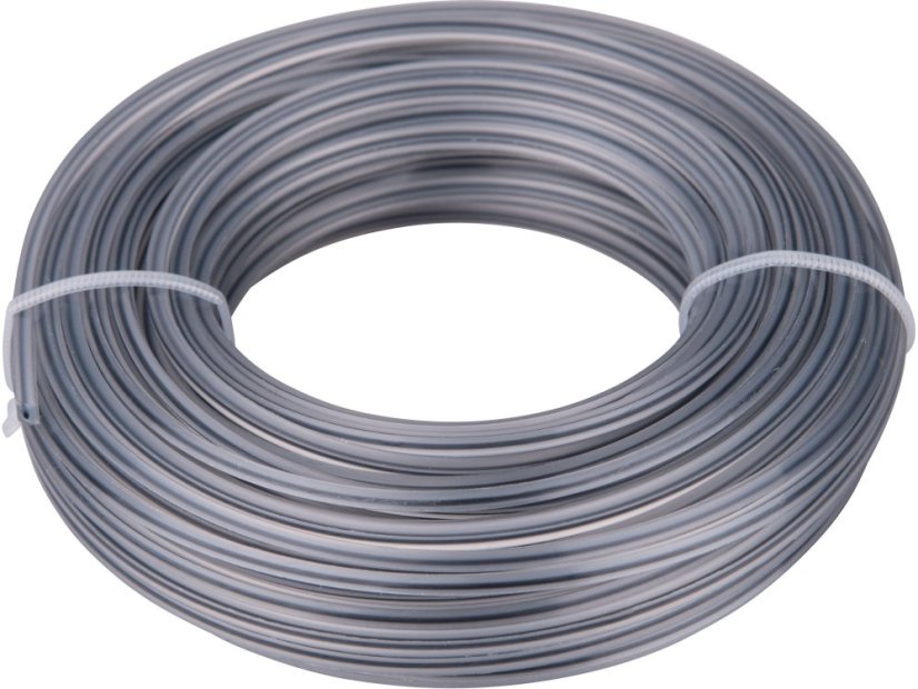 EXTOL PREMIUM 8870914 žací struna do sekačky s jádrem, čtvercový profil, 2,4mm, 15m, PA66