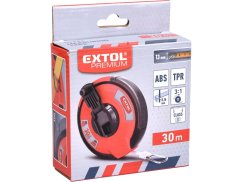 EXTOL PREMIUM 8821093 pásmo ocelové, 30m,š. pásku 13mm