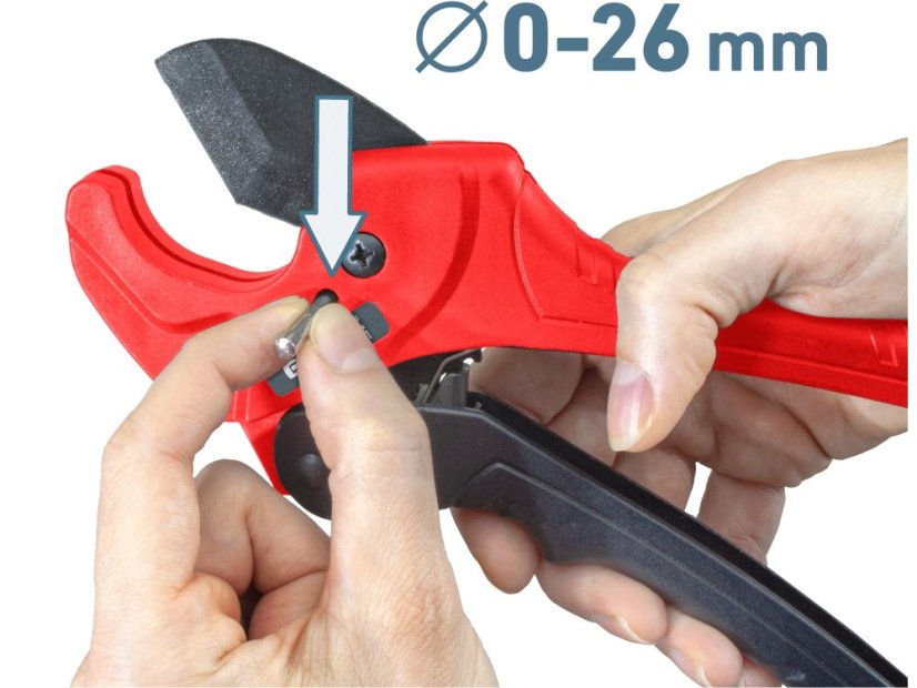 EXTOL PREMIUM 8848004 nůžky na plastové trubky 0-42mm trojúhel. břit