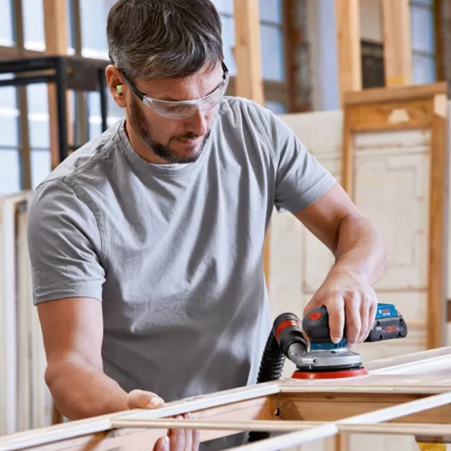 Bosch GSR 18V-90C + GKT 18V-52GC + GST ​​​​18V-155 SC+ GEX 18V-125 aku sada nářadí 18 V 2x 5,5Ah + 1x 4Ah Procore 0615990N36