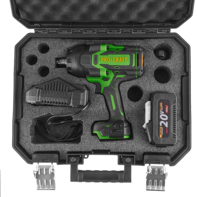 Procraft PWA90 aku rázový utahovák 3/4" 2100 Nm 20V 1x8Ah