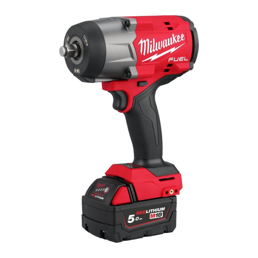 Milwaukee M18 FUEL™ FHIW2F12-502X rázový utahovák s vysokým krouticím momentem a pojistným koužkem 4933492783