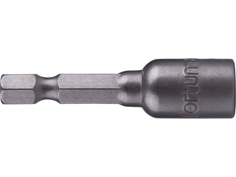 FORTUM 4741608 klíč nástrčný magnetický 1/4" stopka, 8x48mm, CrV