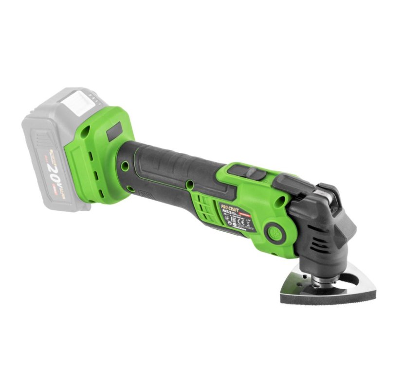 Procraft PMT22bb aku multifunkční oscilační bruska 20 V bez aku