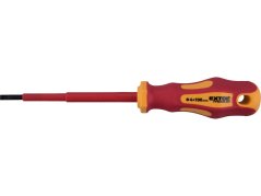 EXTOL PREMIUM 53074 šroubovák elektrikářský, (-)4x100mm, VDE, CrV