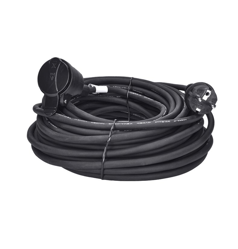 Solight PS37 prodlužovací přívod 20m, 1 zásuvka IP44, 3 x 2.5mm2, kabel guma-neopren H07RN-F