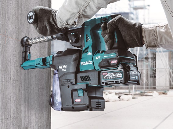 Makita HR002GZ03 aku kladivo s výměnným sklíčidlem a AWS Li-ion XGT 40V, bez aku Z