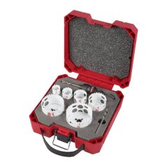 Milwaukee Sada děrovacích korunek 25mm, 32mm, 40mm, 54mm, 68mm, 76mm Quik-Lok 9ks 49224771