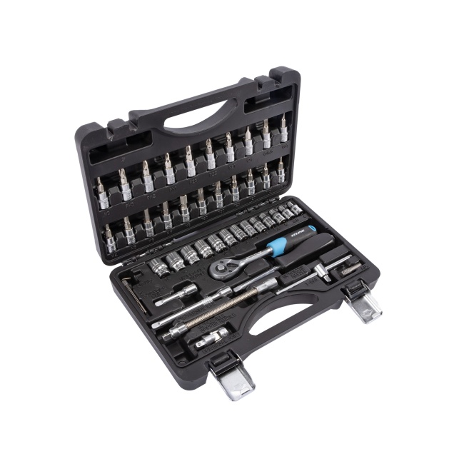 XTLINE XT40046 sada hlavic 1/4" 46 dílů