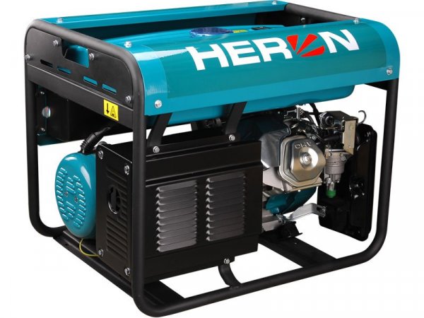 HERON EGM 68 AVR-3 elektrocentrála benzínová 15HP/6,8kW (400V) 5,5kW (230V)