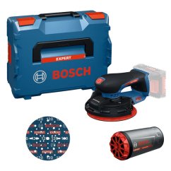 Sada akumulátorové excentrické brusky Bosch EXEX18V-150-5.