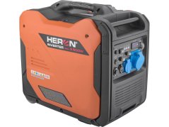 Heron 8896227 elektrocentrála digitální invertorová, 5,5kW, elektrický start, dálkové ovládání, ATS-ready, podvozek