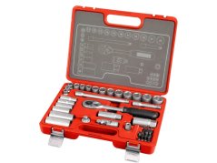 EXTOL PREMIUM 6522 hlavice nástrčné, sada 39ks, 3/8"