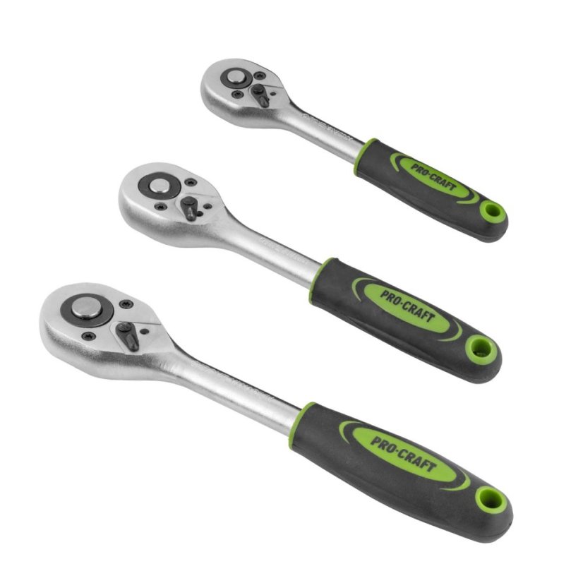 Procraft WS216 gola sada 216 dílů 1/4", 3/8" a 1/2