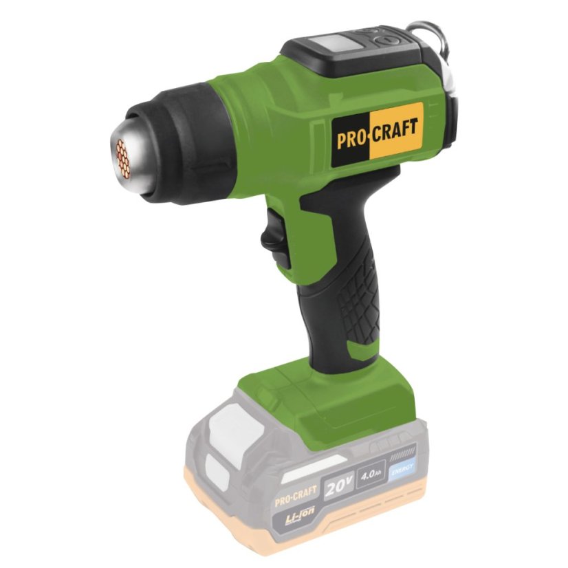 Procraft PH20bb aku pistole horkovzdušná 20 V bez aku Procraft PH20bb aku pistole horkovzdušná 20 V bez aku