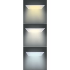 Solight WD143 LED mini panel CCT, podhledový, 18W, 1530lm, 3000K, 4000K, 6000K, čtvercový