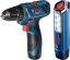 Bosch aku sada GSR 120-LI + GLI 12V-300 + 2× GBA 12V 2.0Ah + GAL 1210 CV v kufříku 06019G8004