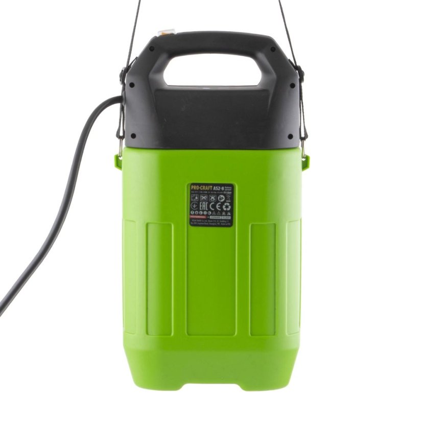 Procraft AS2-8 aku postřikovač 12 V 2Ah 8l