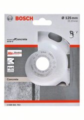 Bosch 2608601763 DIA brusný hrncový kotouč dvouřadý Expert for Concrete HS, 125mm