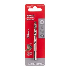 Milwaukee 6mm vrták do kovu HSS-G Co 4932363268