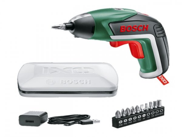 Bosch IXO 5 Full Set – s úhlovým nástavcem a excentrickým nástavcem 3,6V/1,5Ah