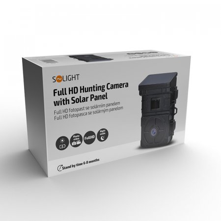 Solight FP06 Full HD fotopast se solárním panelem