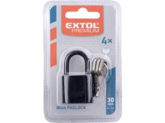 EXTOL PREMIUM 8857413 zámek visací kovový, 30mm