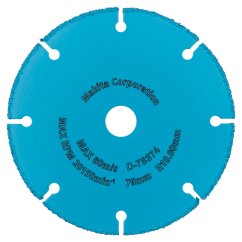 Makita D-78374 kotouč řezný univerzál 76x1.7x10mm pro DMC300=oldD-74837