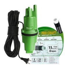 Procraft SVN-18 vibrační čerpadlo+sada s hadicí 15m 3/4" PR-4GH1915