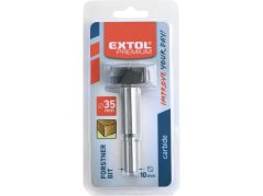 EXTOL PREMIUM 8802023 fréza čelní-sukovník do dřeva s SK plátky, O 35mm stopka 10mm