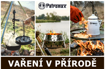 Petromax - lampy a vybavení do outdoorové kuchyně