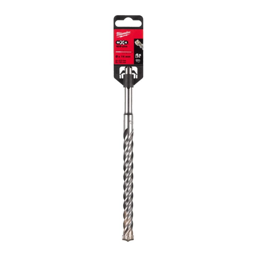Milwaukee 14x150x210mm vrták SDS-Plus čtyřbřit MX4 4932352037