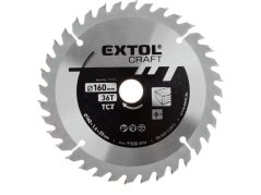 EXTOL CRAFT 19104 kotouč pilový s SK plátky, O 160x2,4x20mm, 36T