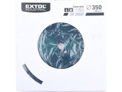 EXTOL INDUSTRIAL 8703082 kotouč diamantový řezný segmentový na BETON, suché řezání, O 350x25,4x3,2mm