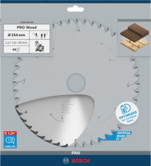Bosch pilový kotouč Wood cordless pro okružní pilu 254 × 2,2 × 30 mm, T48 2608842239